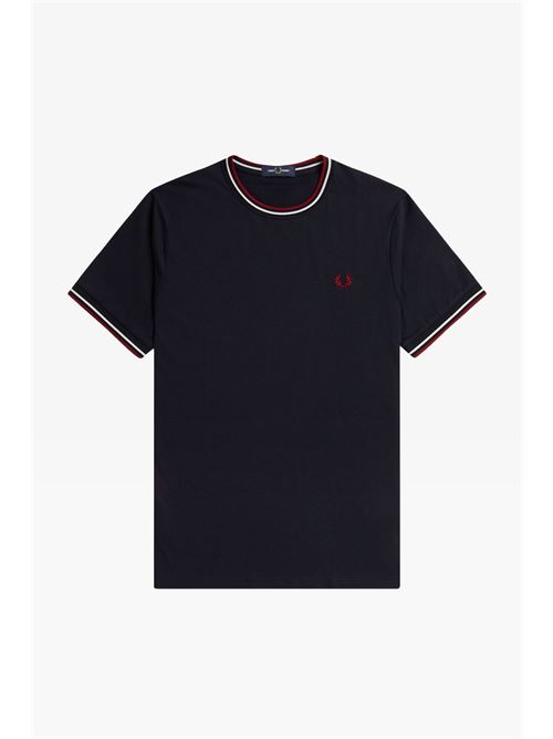 t-shirt bordino Fred Perry | M1588T55
